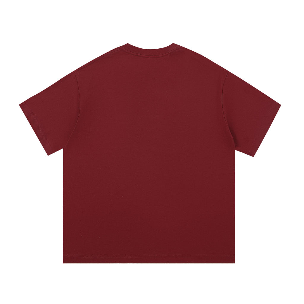 One More for Safety: Cream-Essential Cotton T-Shirt