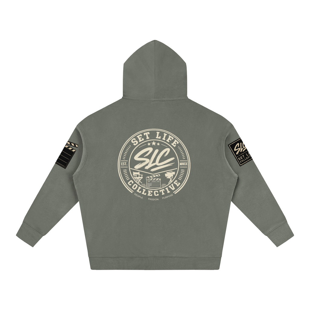SLC: Cream -Oversize Fleeced Hoodie