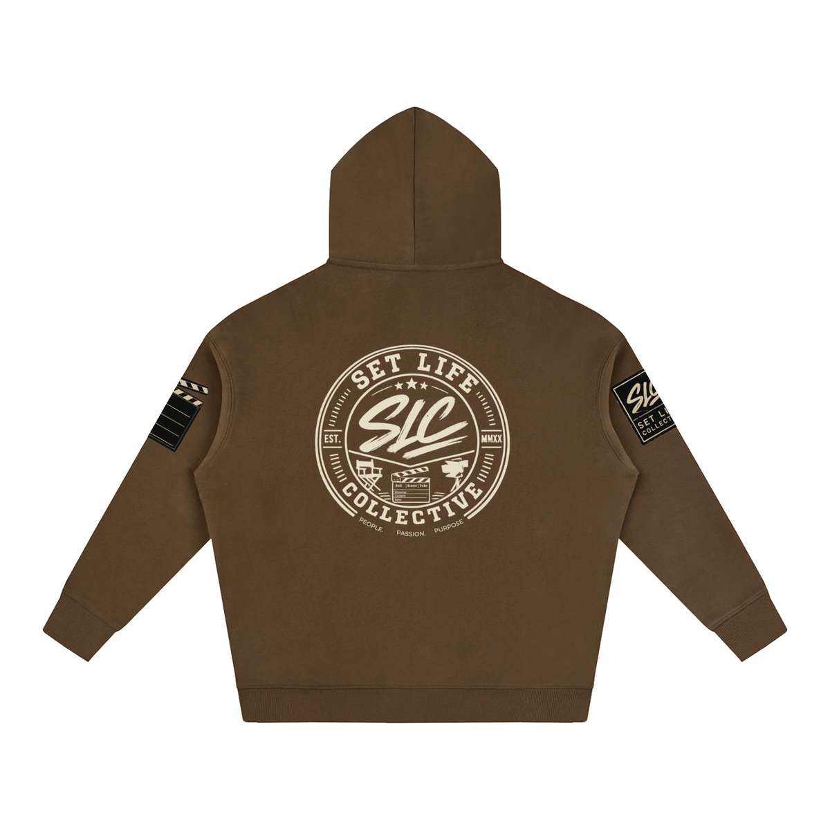 SLC: Cream -Oversize Fleeced Hoodie