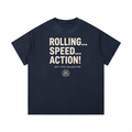 Rolling. Speed. Action!-One More for Safety-Vintage Wash Cotton T-Shirt