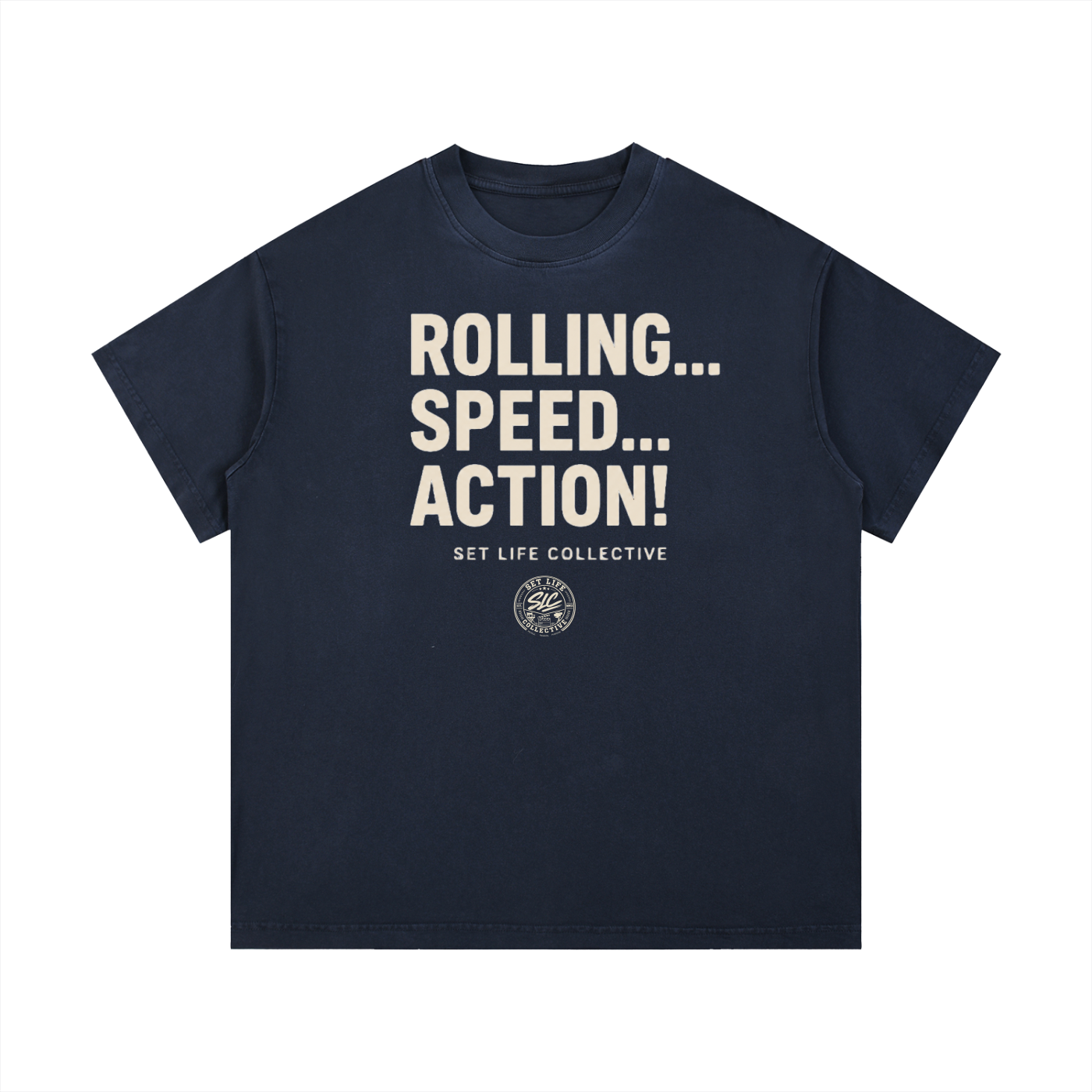 Rolling. Speed. Action!-One More for Safety-Vintage Wash Cotton T-Shirt