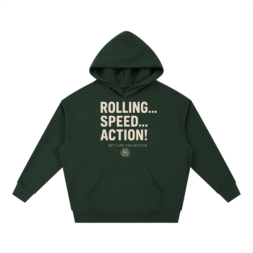 Rolling Speed Action!-Heavy Duty Hoodie