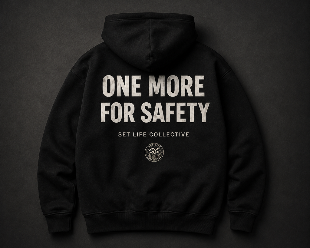 One More For Safety: Cream- Fleeced Boxy Hoodie