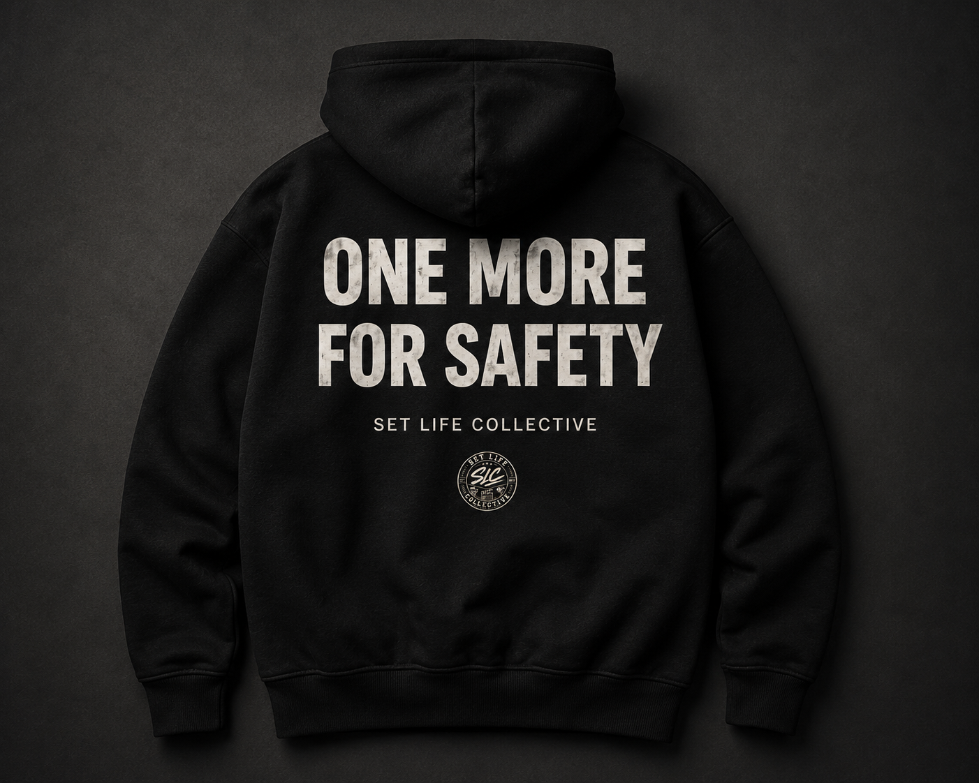 One More For Safety: Cream- Fleeced Boxy Hoodie