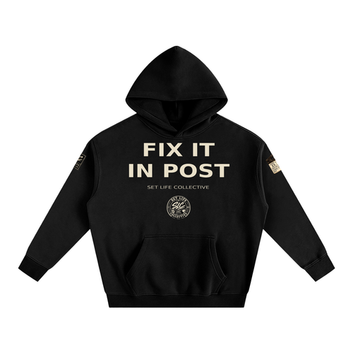 Fix it in Post-Oversize Fleeced Hoodie