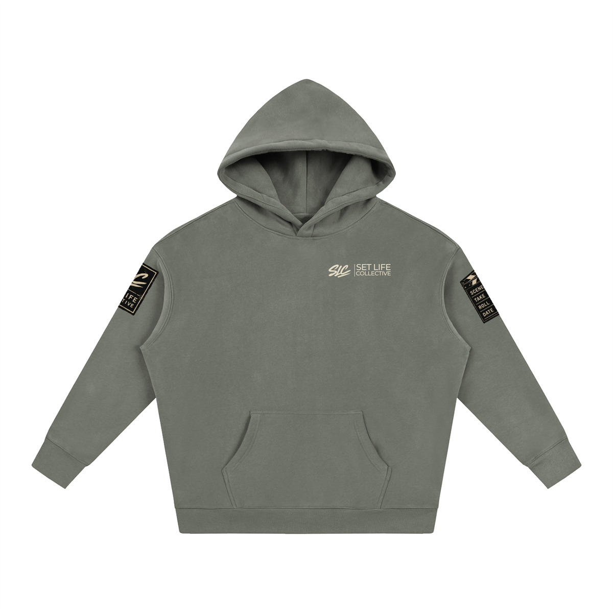 SLC: Cream -Oversize Fleeced Hoodie