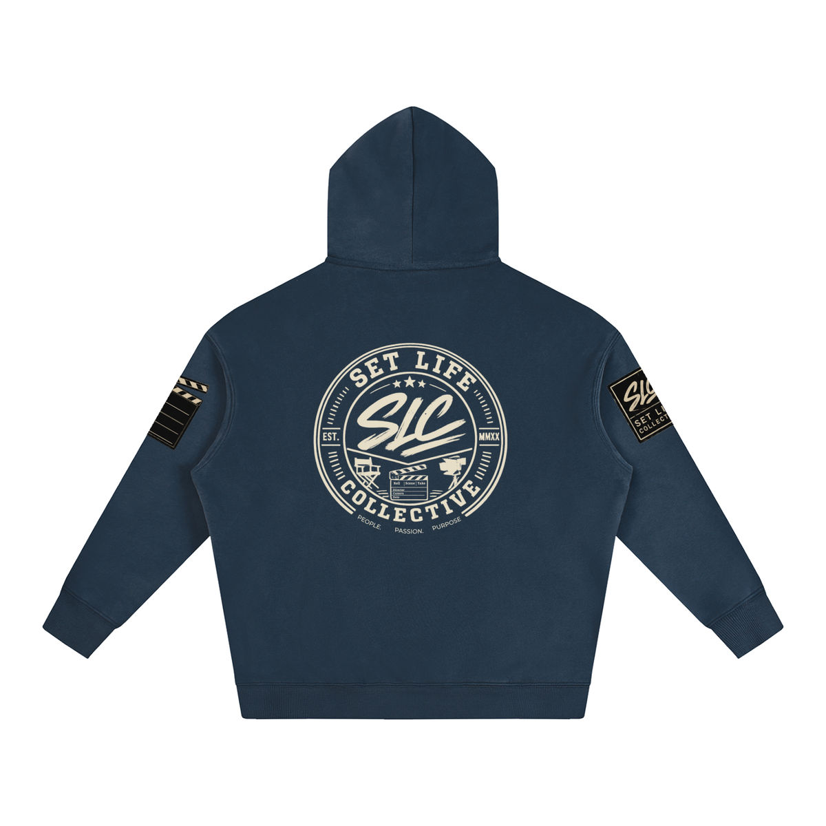 SLC: Cream -Oversize Fleeced Hoodie