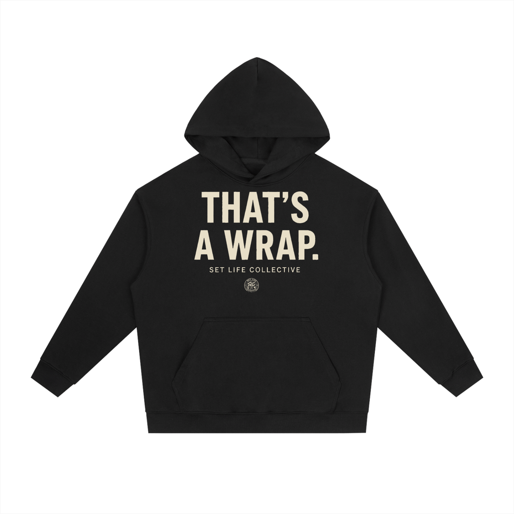 That's a Wrap: Cream- Essential Heavyweight Drop-Shoulder Hoodie