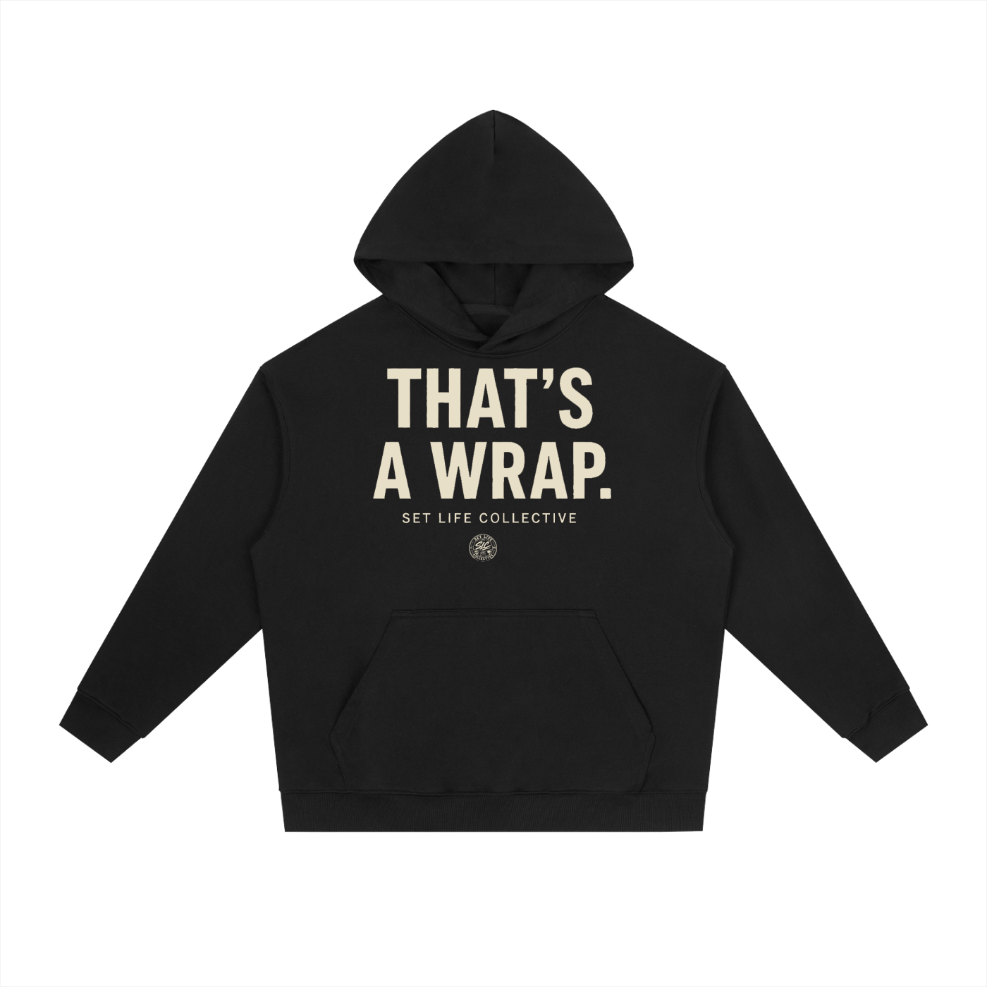 That's a Wrap: Cream- Essential Heavyweight Drop-Shoulder Hoodie