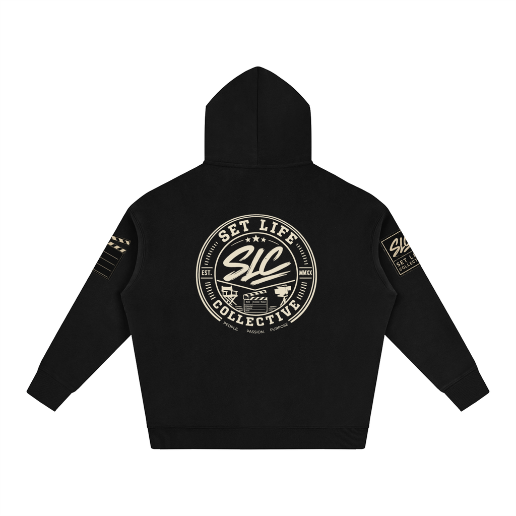 SLC: Cream -Oversize Fleeced Hoodie