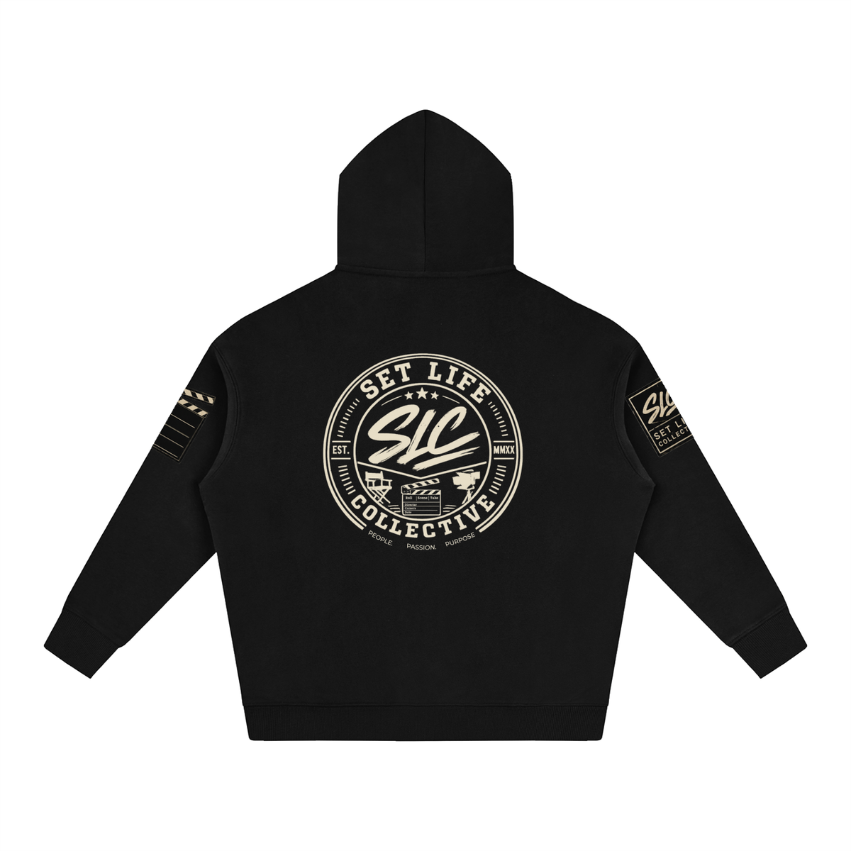 SLC: Cream -Oversize Fleeced Hoodie