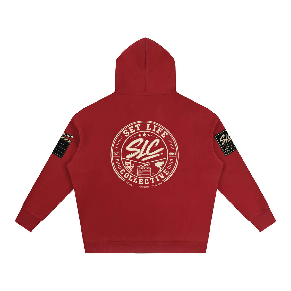 SLC: Cream -Oversize Fleeced Hoodie